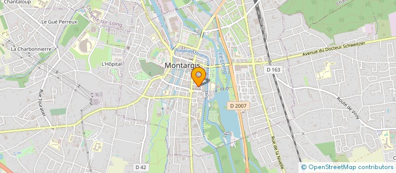 localisation de l'entreprise MONSIEUR HENRI LOUIS CHAZALON à MONTARGIS