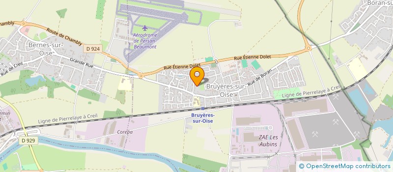 localisation de l'entreprise MONSIEUR HENRI-LUC THIERY  NESLES-LA-VALLEE