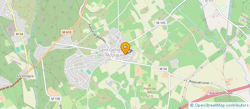 localisation de l'entreprise MONSIEUR HENRI LUCHE à SAINT-GENIES-DES-MOURGUES