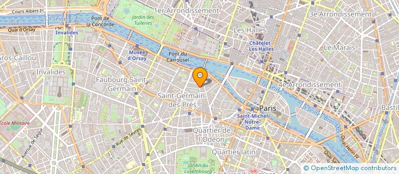 localisation de l'entreprise MONSIEUR HENRI MADELAIN  PARIS