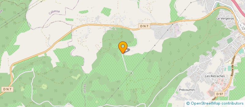 localisation de l'entreprise MONSIEUR HENRI MAGAGNOS  LE CANNET DES MAURES