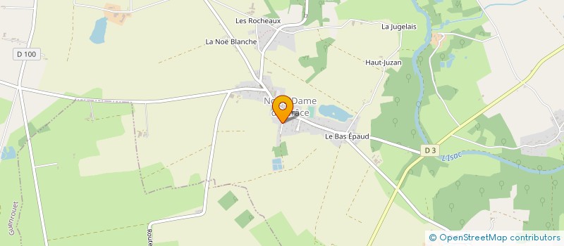 localisation de l'entreprise MONSIEUR HENRI MALABOEUF  GUENROUET