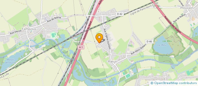 localisation de l'entreprise MONSIEUR HENRI MALVOISIN  RUX