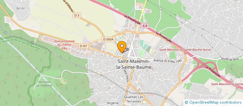 localisation de l'entreprise MONSIEUR HENRI MANCINI à SAINT-MAXIMIN-LA-SAINTE-BAUME