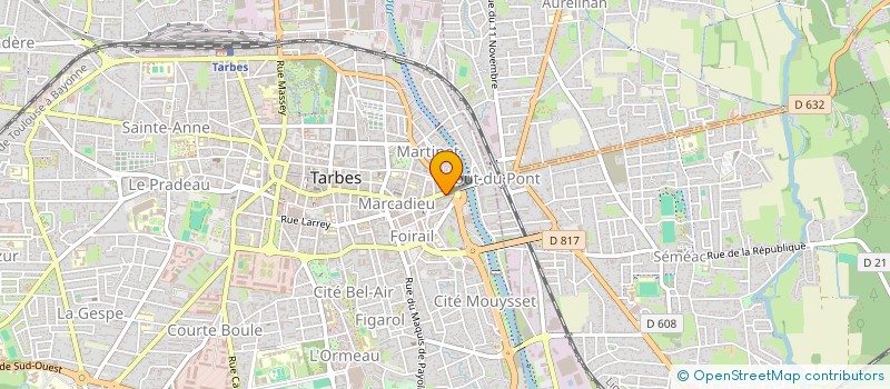 localisation de l'entreprise MONSIEUR HENRI MANUGUET  TARBES