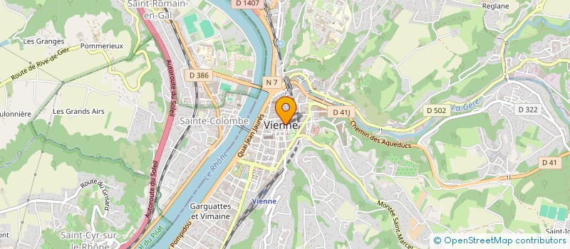 localisation de l'entreprise MONSIEUR HENRI MARCARIAN  VIENNE