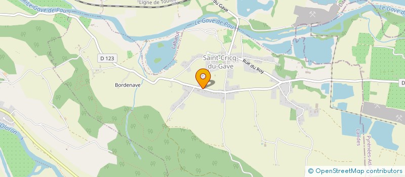 localisation de l'entreprise MONSIEUR HENRI MARCEL DARRICAU  SAINT-CRICQ-DU-GAVE