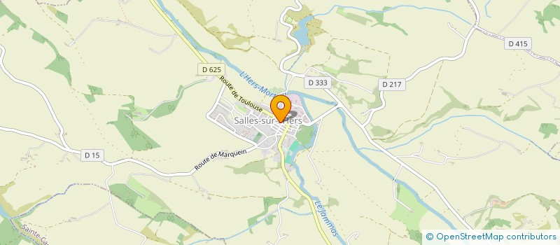 localisation de l'entreprise MONSIEUR HENRI MARCONNET  SALLES-SUR-L'HERS