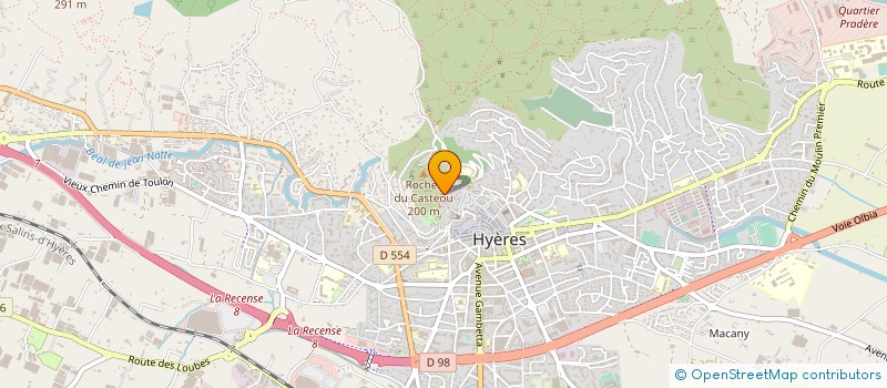 localisation de l'entreprise MONSIEUR HENRI MARIE XAVIER GOURAUD à HYERES