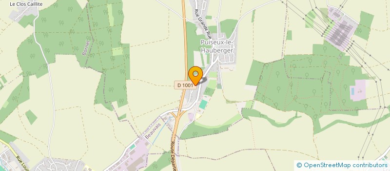 localisation de l'entreprise MONSIEUR HENRI MARIER  PUISEUX-LE-HAUBERGER