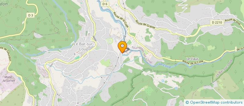 localisation de l'entreprise MONSIEUR HENRI MARION à LE BAR-SUR-LOUP