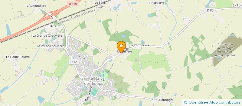 localisation de l'entreprise MONSIEUR HENRI MARIONNEAU à SAINTE-FLAIVE-DES-LOUPS