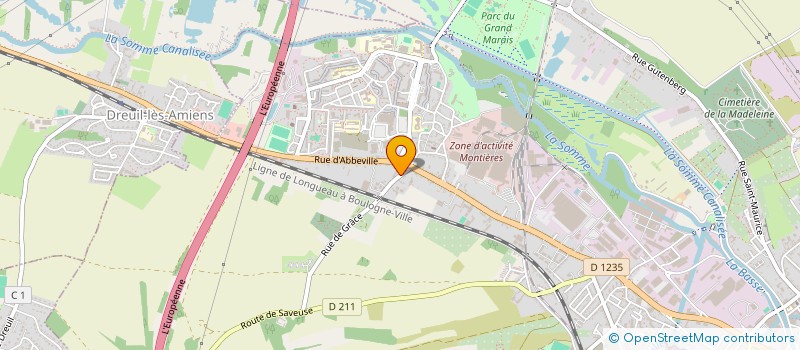 localisation de l'entreprise MONSIEUR HENRI MARONET à AMIENS