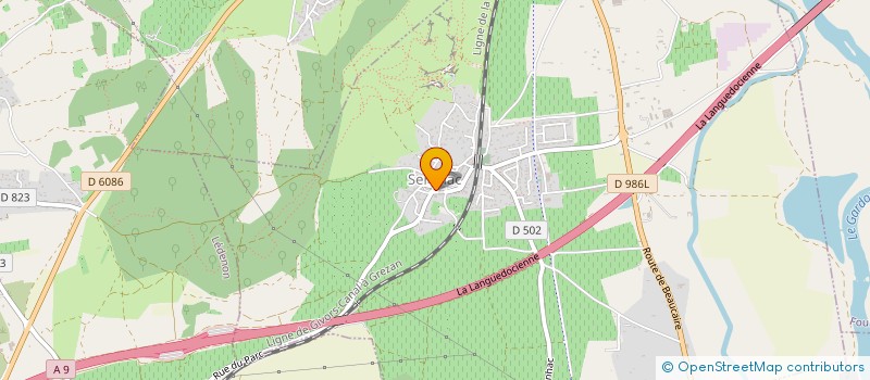 localisation de l'entreprise MONSIEUR HENRI MARQUES  SERNHAC