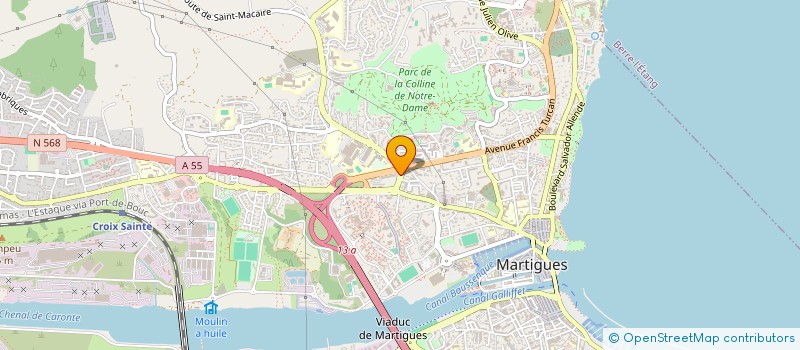 localisation de l'entreprise MONSIEUR HENRI MARRAS à MARTIGUES