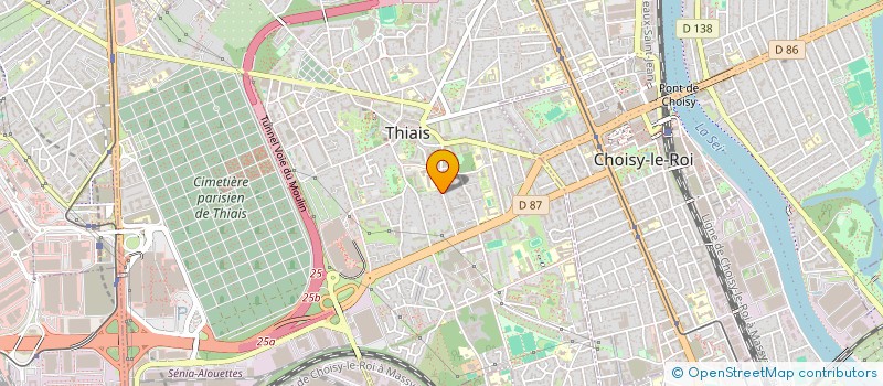 localisation de l'entreprise MONSIEUR HENRI MARTIN  THIAIS