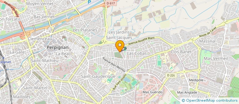 localisation de l'entreprise MONSIEUR HENRI MARTINEZ  PERPIGNAN