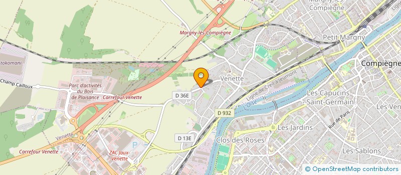 localisation de l'entreprise MONSIEUR HENRI MARTINS  VENETTE