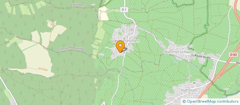 localisation de l'entreprise MONSIEUR HENRI MARZOLF  VGTLINSHOFFEN