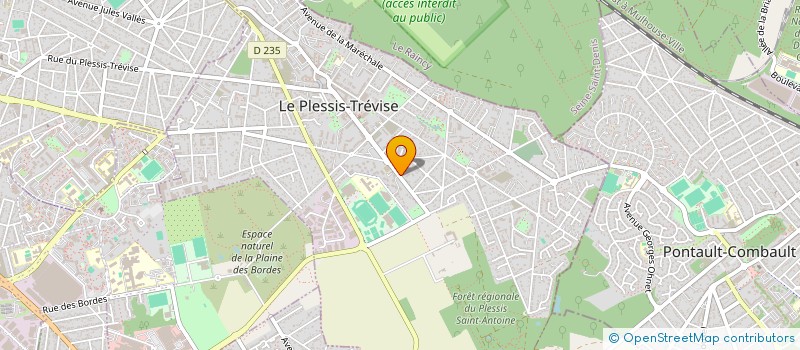 localisation de l'entreprise MONSIEUR HENRI MASSE  LE PLESSIS-TREVISE