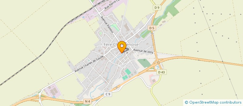 localisation de l'entreprise MONSIEUR HENRI MASSIN  FERE-CHAMPENOISE