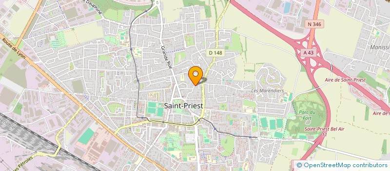 localisation de l'entreprise MONSIEUR HENRI MASSON  SAINT-PRIEST