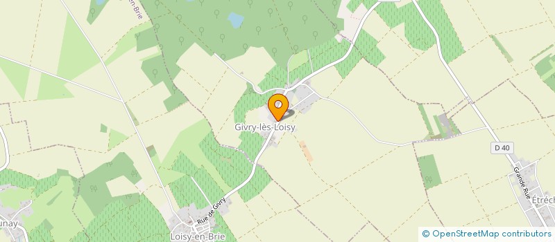 localisation de l'entreprise MONSIEUR HENRI MATHIEU  GIVRY-LES-LOISY