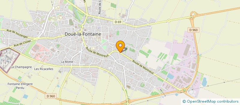 localisation de l'entreprise MONSIEUR HENRI MAUNEAU à DOUE-EN-ANJOU