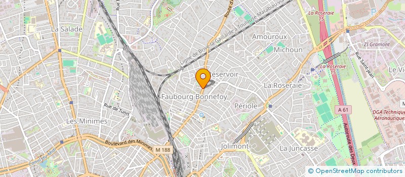 localisation de l'entreprise MONSIEUR HENRI MAUREL à TOULOUSE