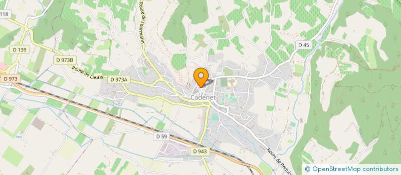 localisation de l'entreprise MONSIEUR HENRI MAURILLON  CADENET
