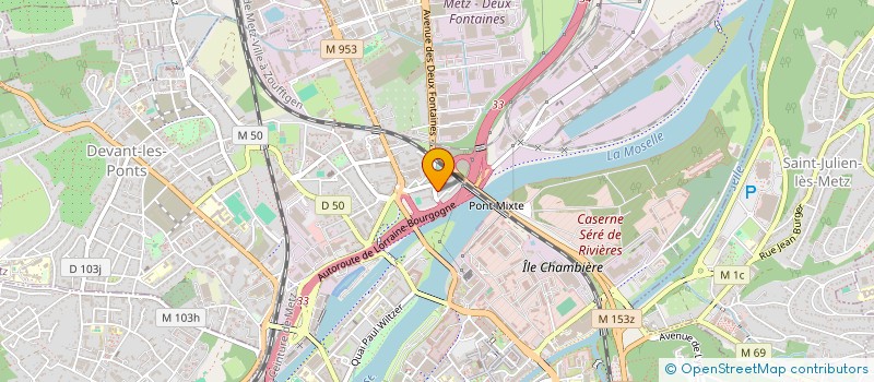 localisation de l'entreprise MONSIEUR HENRI MEHLEN  METZ