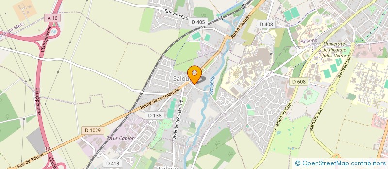 localisation de l'entreprise MONSIEUR HENRI MELIN  SALEUX