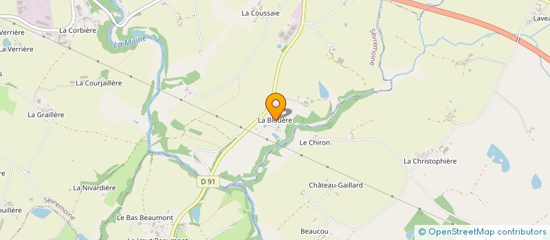 localisation de l'entreprise MONSIEUR HENRI MENARD  SEVREMOINE