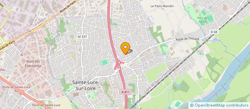 localisation de l'entreprise MONSIEUR HENRI MENESGUEN à SAINTE-LUCE-SUR-LOIRE