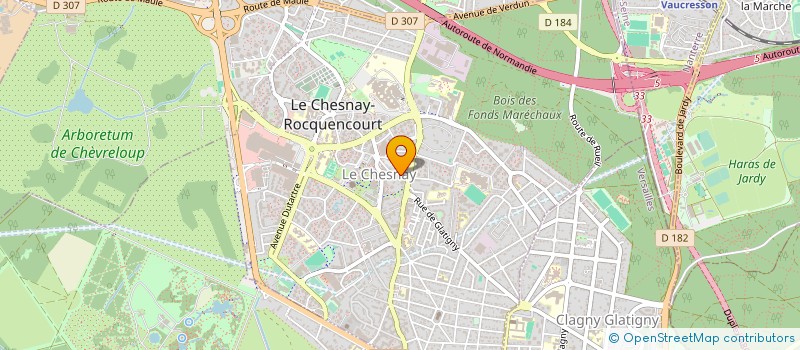 localisation de l'entreprise MONSIEUR HENRI MERCIER DE LEPINAY à LE CHESNAY-ROCQUENCOURT