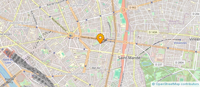 localisation de l'entreprise MONSIEUR HENRI MERVEILLEUX  PARIS