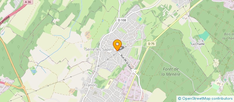 localisation de l'entreprise MONSIEUR HENRI MESNIER  SERRE-LES-SAPINS