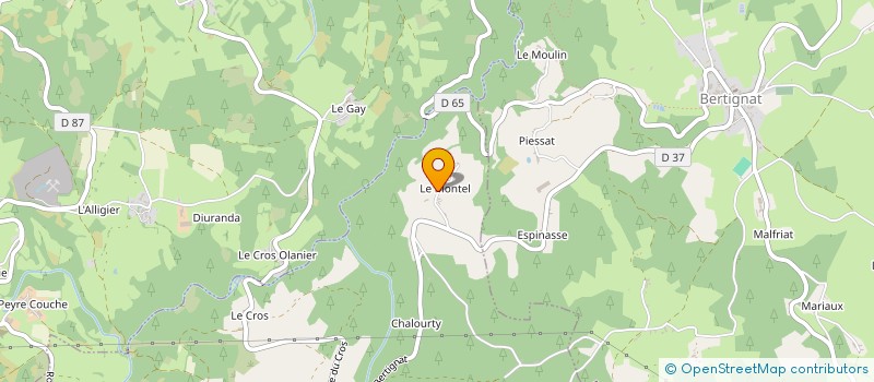 localisation de l'entreprise MONSIEUR HENRI MESTRON  GRANDVAL