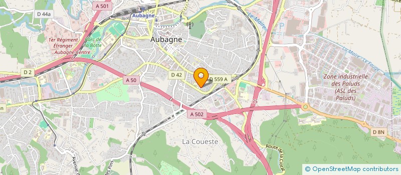 localisation de l'entreprise MONSIEUR HENRI MICHEL à AUBAGNE