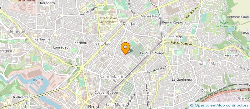 localisation de l'entreprise MONSIEUR HENRI MICHELET à BREST