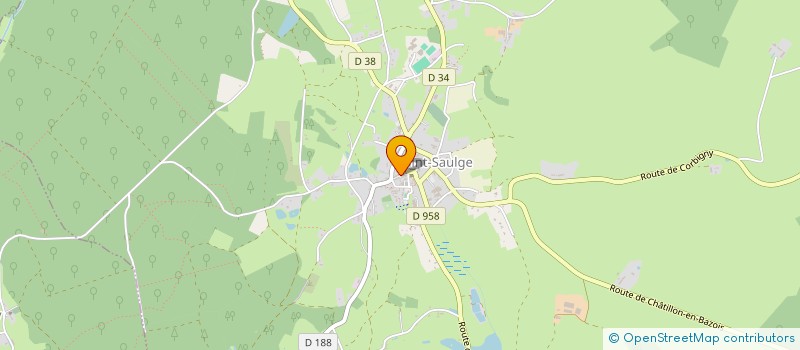 localisation de l'entreprise MONSIEUR HENRI MIGNON  SAINT-SAULGE