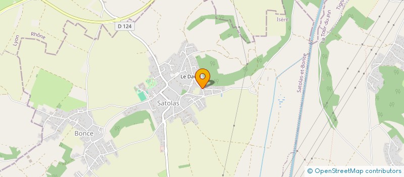 localisation de l'entreprise MONSIEUR HENRI MILLET  SATOLAS-ET-BONCE