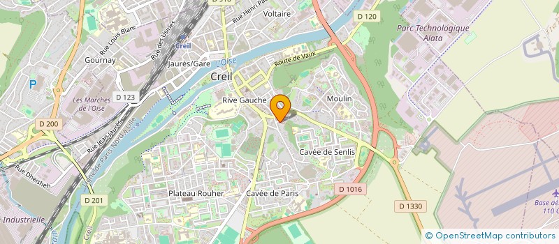 localisation de l'entreprise MONSIEUR HENRI MINGUET à CREIL