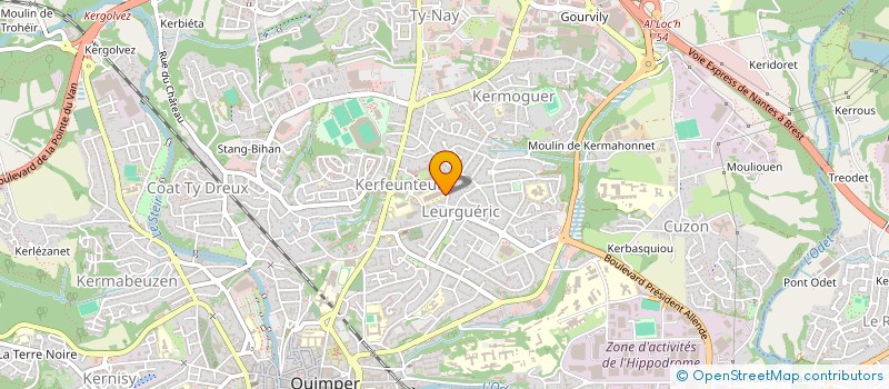 localisation de l'entreprise MONSIEUR HENRI MINOU à QUIMPER