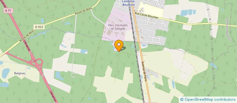 localisation de l'entreprise MONSIEUR HENRI MIRO-PADOVANI  NOUAN-LE-FUZELIER