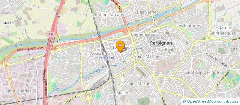 localisation de l'entreprise MONSIEUR HENRI MIROUSE  PERPIGNAN
