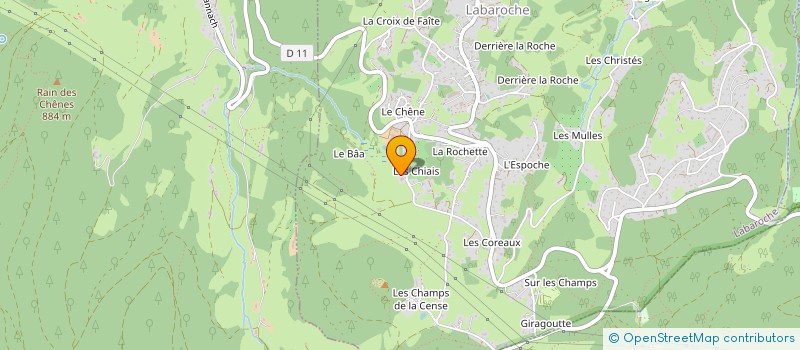 localisation de l'entreprise MONSIEUR HENRI MISCHEL  LABAROCHE