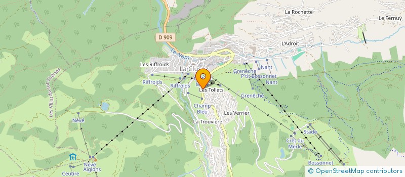 localisation de l'entreprise MONSIEUR HENRI MISSILLIER à LA CLUSAZ