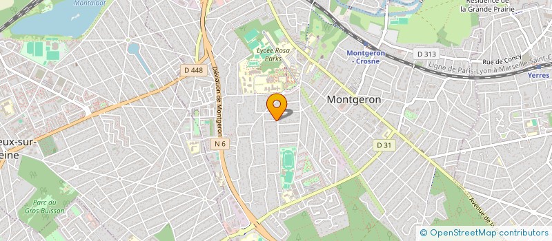 localisation de l'entreprise MONSIEUR HENRI MONDELBAUM à MONTGERON