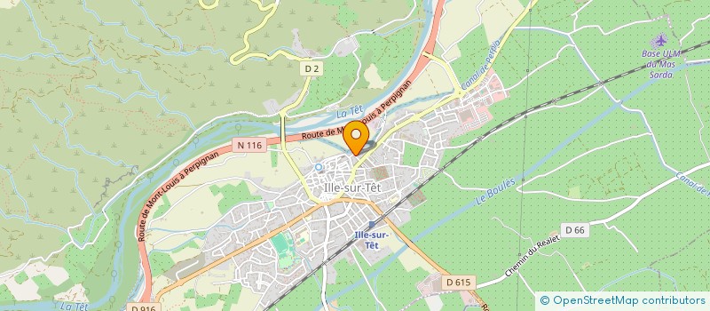 localisation de l'entreprise MONSIEUR HENRI MONIER à ILLE-SUR-TET